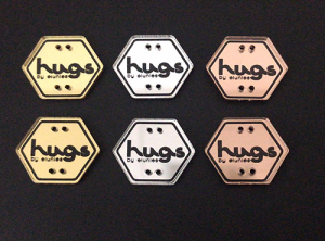 mirror gold silver rosegold black lettering