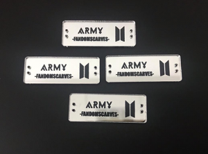 silver mirror gold black